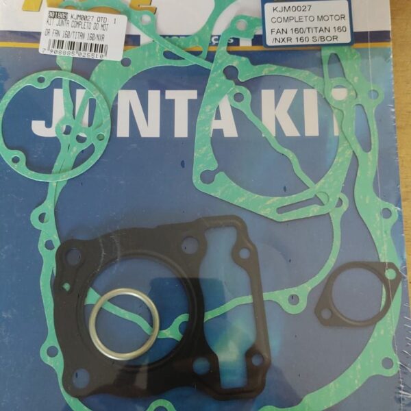KIT JUNTA MOTOR COMPLETO FAN160TIT160 NXR160 S/BOR  (KJM027)