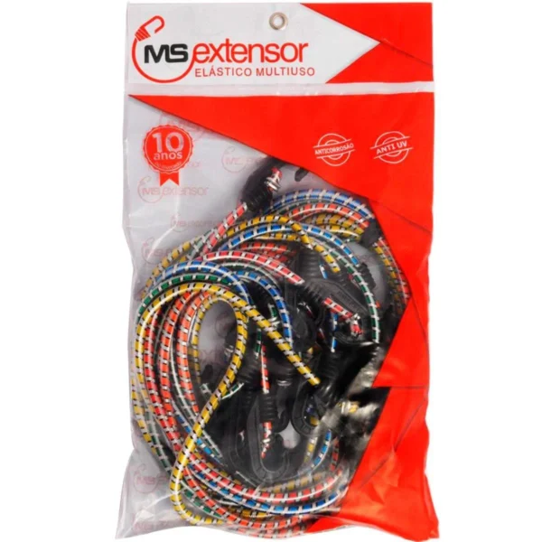 ELASTICO 2,00M  PLASTICO COR MS EXTENSORES