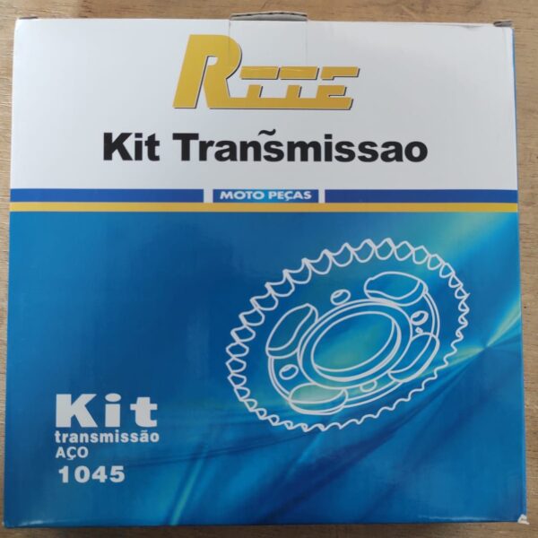 KIT TRANSMISSÃO TIT 125 00/08  AÇO 1045 RT