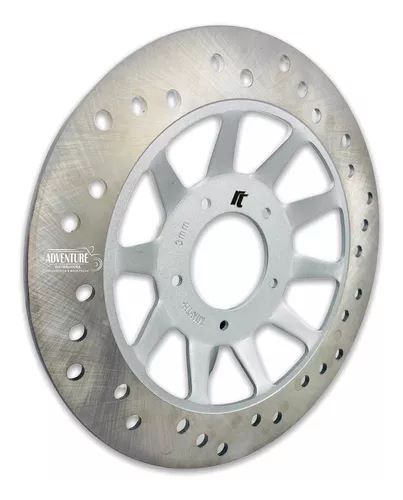 DISCO FREIO DIANT RT TIT125/BROS TIT150/160/XRE190 C/FURAÇÃO (DF025) - Imagem 2