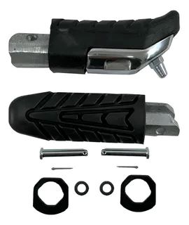 PEDALEIRA TZ COMPLETA C/BORRACHA TIT160CB250FTWISTER (PAR) (PD033)