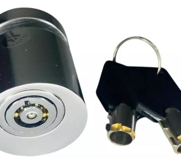 TRAVA DISCO REDONDA ANTI FURTO RT  PRETA (TR13)