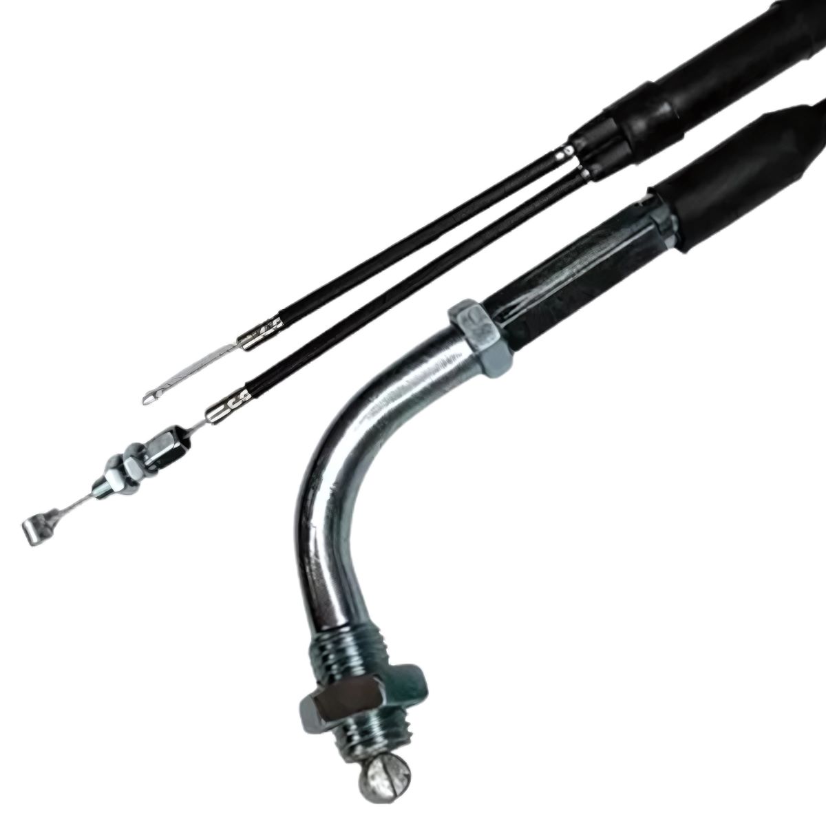Cabo Acelerador Com Ecco Duplo Honda Cg 125 Titan Ks 2000 2002 - Imagem 3
