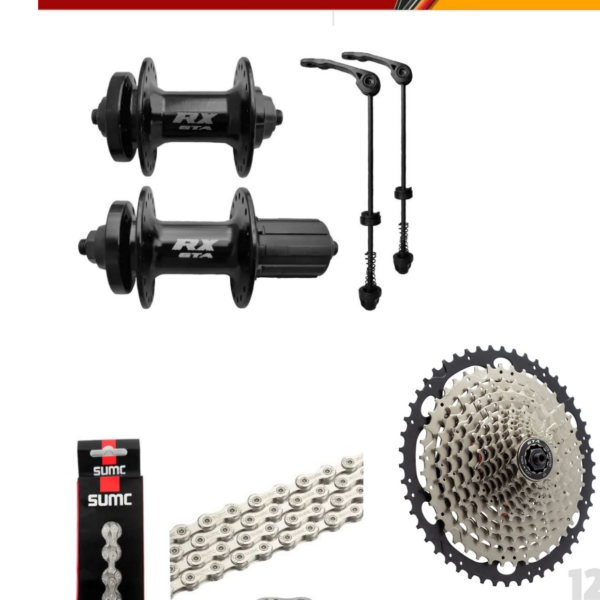 KIT CUBO ALUMINIO C/BLOGEM /CASSETE 12V/ CORRENTE SUMC-  GTA