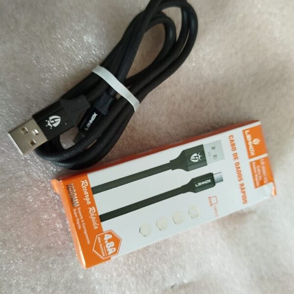 CABO DE DADOS TYPE C  4.8 A 1MT TURBO