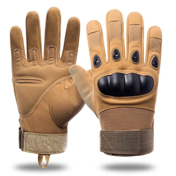 LUVA AIRSOFT TÁTICA AVENTURA ESPORTES  MARRON  G