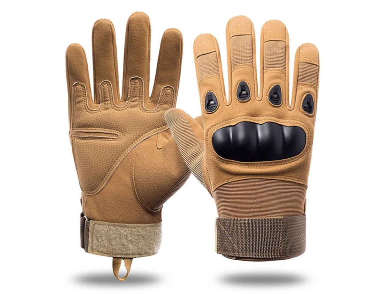 LUVA AIRSOFT TÁTICA AVENTURA ESPORTES MARRON G