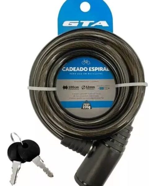 CADEADO ESPIRAL 18X1000MM S/ SUPORTE FUME GTA
