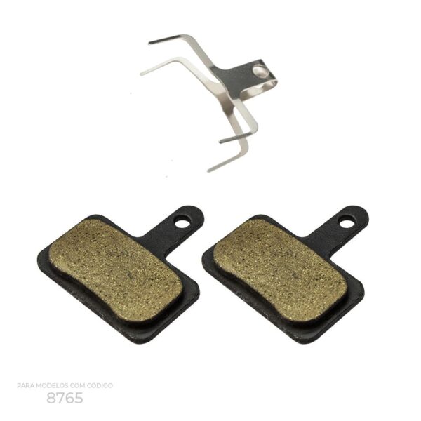PASTILHA BIKE disco de resina retangular para freio 8765/8766/10922  GTA8769