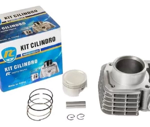 KIT CILINDRO MOTOR PISTÃO C/ANEL TIT/FAN/BROS150 04/15  (KC001)